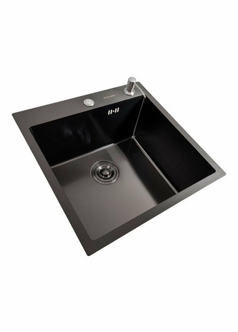 Кухонна мийка 50*50 PVD чорна Handmade (товщина 3,0/1.5) Valeso (342069186)