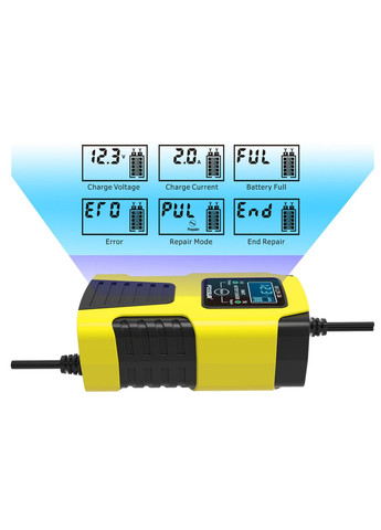 Автоматичний зарядний пристрій для акумулятора авто 2A, 6-12V FBC061202D, розумна зарядка + кейс Foxsur (350947305)