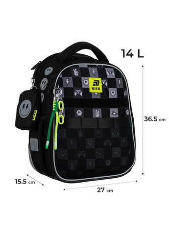 Рюкзак шкільний каркасний Education Game On K25-555S-5 Kite (335401381)