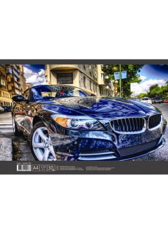 Альбом для малювання " " /АА4230/ "Dream Motors" А4/30арк на скобі (120гр/м)(10/80) Офорт (367752566)