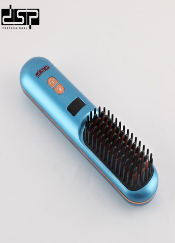 Електричний бездротовий гребінець для вирівнювання волосся 11142 щітка випрямляч з регулюванням температури DSP (317462458)