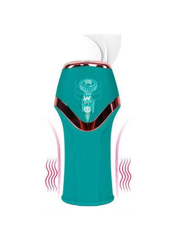 Чоловічий автоматичний мастурбатор із вібрацією "Xuanai" 12 режимів No Brand (369152846)