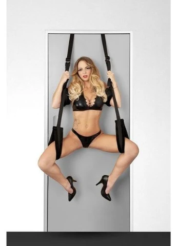 Секс-качели на дверь Door Straps с маской на глаза 9738 Fetish Tentation (392055389)