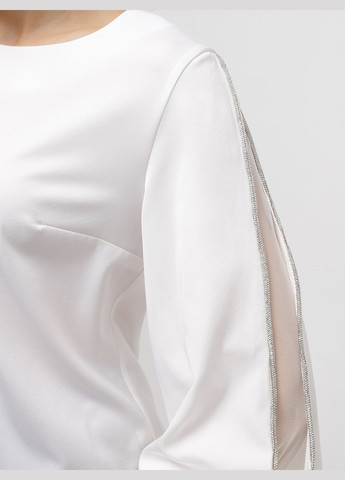 Белая демисезонная блуза ZUBRYTSKAYA