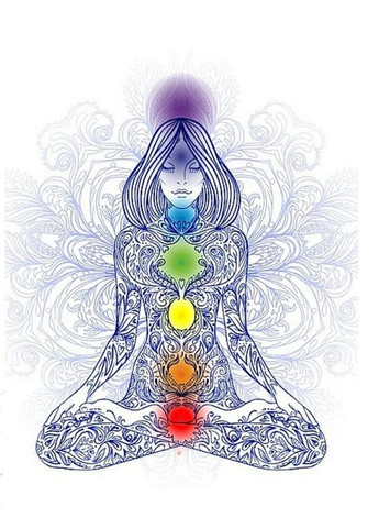 Набор из 7 обработанных камней чакры с мешочком, размер камней 10-20 мм (2 вариант) No Brand (301021095)