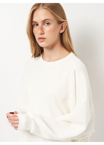 Білий спортивний світшот Stronger однотонний (358498964)