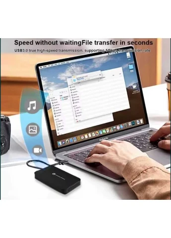 Портативный внешний жесткий диск HDD 500GB USB 3.0 в металлическом корпусе для ПК MacBook PS4 PS5 No Brand (391477607)