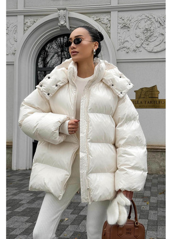Молочний зимній Пуховик Byron
