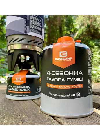 Газовый баллон BaseCamp 4 Season Gas 450 г None (334670309)