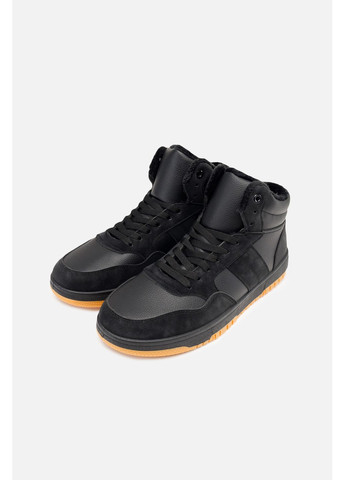 Чорні чоловічі кеди на пласкій підошві колір чорний cb-00250998 Yuki