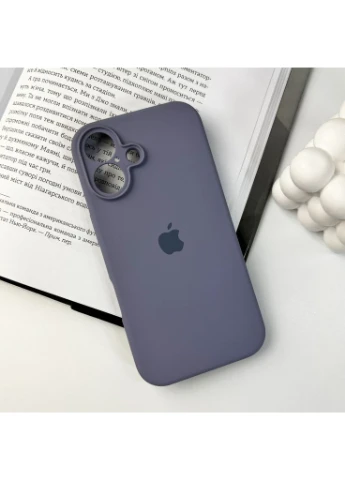 Чехол для смартфона Silicone Full Case AA Camera Protect для Apple iPhone 16, Lavender Grey No Brand (401915384)