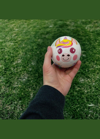 М'яч дитячий фомовий "Єдиноріг", 9 см (рожевий) (SPB24637) MIC (362439316)