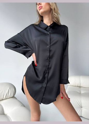 Женская шелковая ночная рубашка No Brand (278645759)