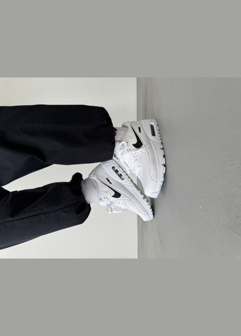 Кросівки жіночі і чоловічі Nike Air Max 90 white | Найк Аір Макс 90 білі No Brand білі демісезони (316231457)