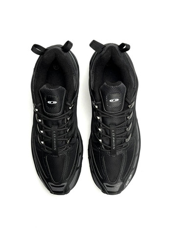 Чорні Осінні кросівки чоловічі salomon black grey No Brand ACS Pro GTX