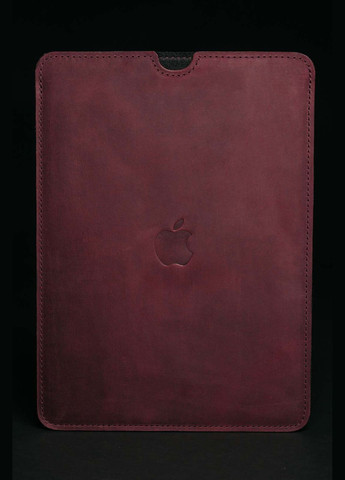 Кожаный чехол для MacBook FlatCase Бордовый Крейзи Хорс 14 Skin and Skin (290850402)