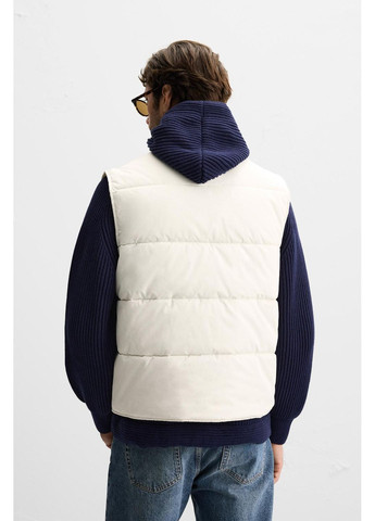 Идеальный стеганый жилет для межсезонья песочный с карманами, мужской, стильный. Zara (352742531)