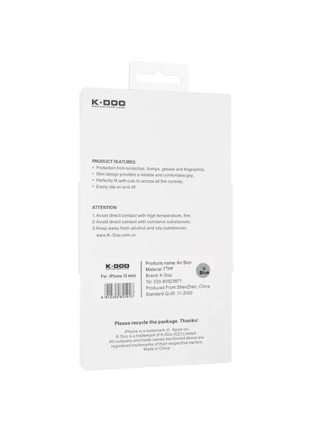 K-DOO Air Skin iPhone 12 Mini Зелений Gelius (383908717)