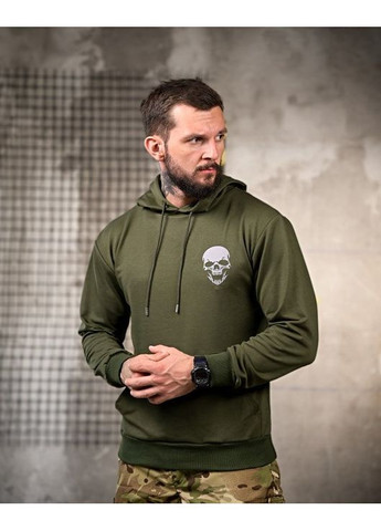 Тактичне чоловіче худі з принтом олива No Brand (360506927)