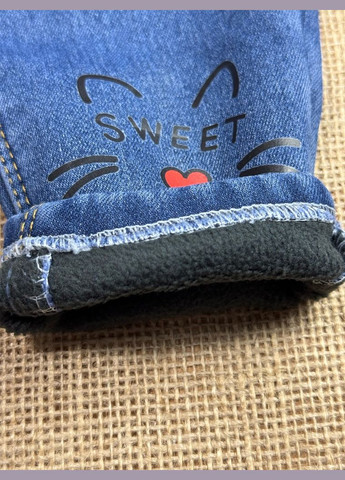 Джинси для дівчинки утеплені Sweet 10638 No Brand (313032129)