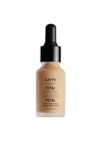 Стійка тональна основа Total Control Drop Foundation (13 мл) Medium Olive (TCDF09) NYX Professional Makeup (280266024)