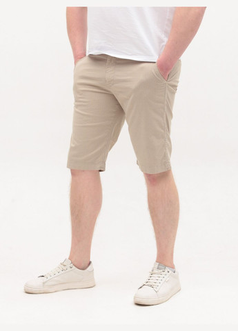 Шорти чоловічі бежеві в смужку Wise Пряма (327371168)