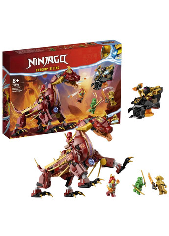 Конструктор для хлопчика Ninjago 11093 "Теплова хвиля Лавового дракона" на 479 деталі No Brand (291985638)
