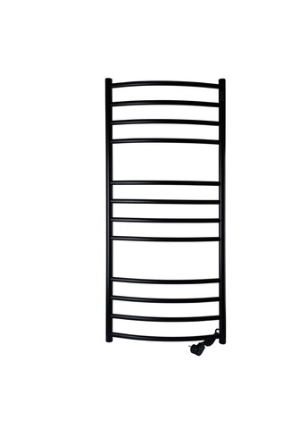 Полотенцесушитель LDE ER 1200500-12 BLK Лестница Дуга Элит электро черная UNIO (299998985)