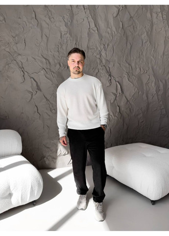 Молочный свитер молоко вязкое No Brand