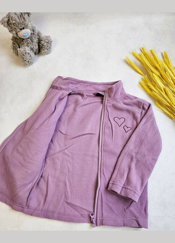 Темно-синяя демисезонная детская демисезонная теплая куртка 3в1 на флисовой подкладке Lupilu Куртка