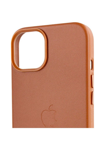 Шкіряний чохол Leather Case (AA) with MagSafe для Apple iPhone 14 (6.1") Epik (292004604)