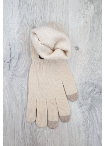 Вязаные женские перчатки, одинарные No Brand (362046844)