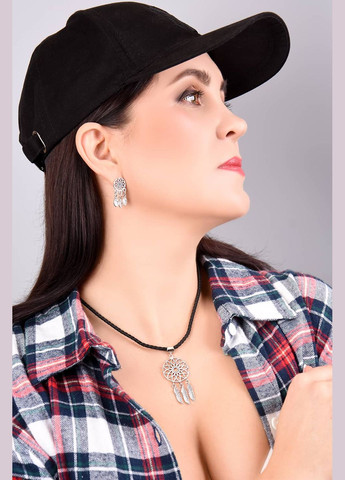 Серебряные серьги-гвоздики Ловец снов (4798) IRIJ (331017225)