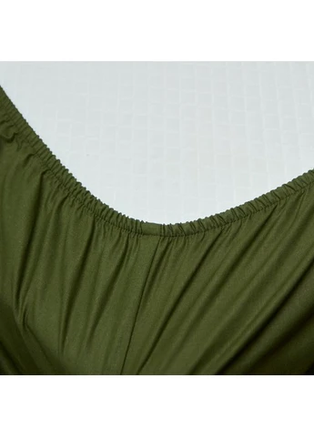 Простирадло на резинці Бязь Gold Люкс 80х200х25 см (MS-850002922) Moon&Star Olive Luxe (386595431)