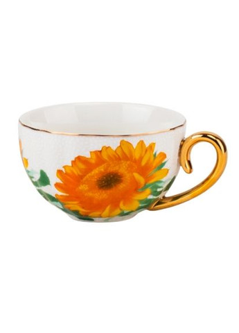 Кружка з блюдцем “Ceramic Grace”, 200 мл (9217-011) ELISEY Квіти (319576255)