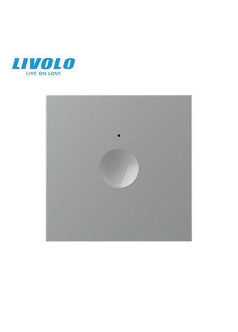 Сенсорний вимикач Sense, сірий, прохідний / перехресний, 5А 230В, без нейтралі, модуль без рамки (VL-FC1S-2IP) Livolo (370970694)