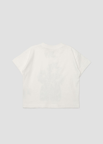 Молочная летняя футболка с коротким рукавом для мальчика цвет молочный cb-00273351 Yuki