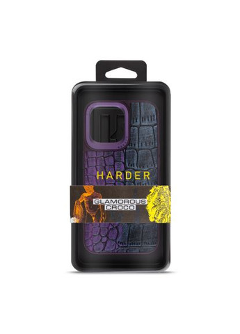 Чохол до мобільного телефона Glamorous Croco Apple iPhone 15 Pro Max Dark Purple (ARM76767) Harder Glamorous Croco Apple iPhone 15 Pro Max Dark Purpl (357491264)