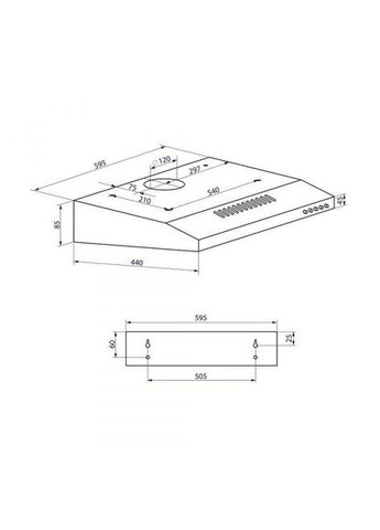 Вытяжка плоская HPL 612 I MINOLA (314976501)