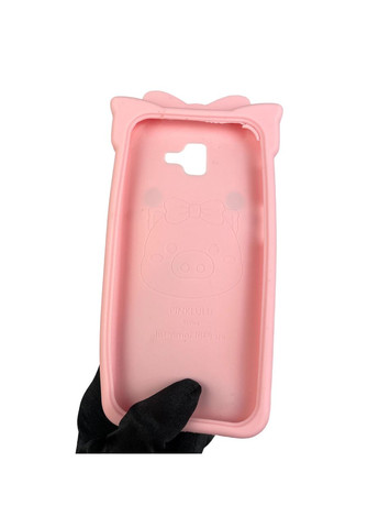 Чохол для Galaxy J6 Plus 2018 SM-J610 дитячий зі свинкою пепою на самсунг г6 плюс 2018 г610 рожевий Samsung (366021042)