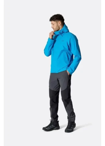 Мембранна куртка чоловіча Downpour Jacket, Tempest Blue, Rab (347237497)