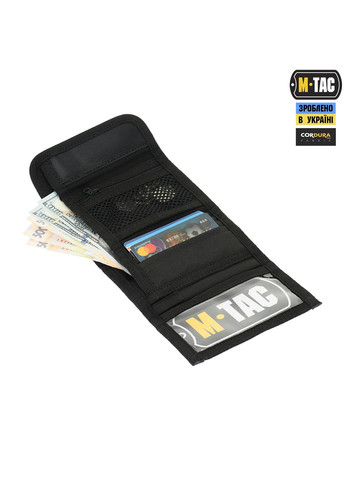 Кошелек с липучкой Elite Gen.II Hex Black M-TAC (303136713)