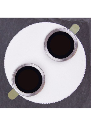 Защитное стекло Metal Classic на камеру (в упак.) для Apple iPhone 14 (6.1") / 14 Plus (6.7") Серебряный Epik (372020572)