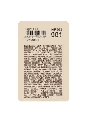 Консилер для обличчя стійкий Radiant Creamy Cover Conealer з вітаміном Е 10 мл (NP303), 001 Light Fair Айворі Neverti (355313262)