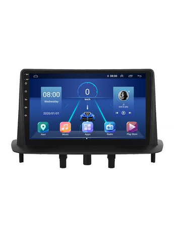 Штатна магнітола для Renault Megane III 2008-2014 екран 9" 6/128Gb 4G Wi-Fi GPS Top 8шт Lesko (336193659)