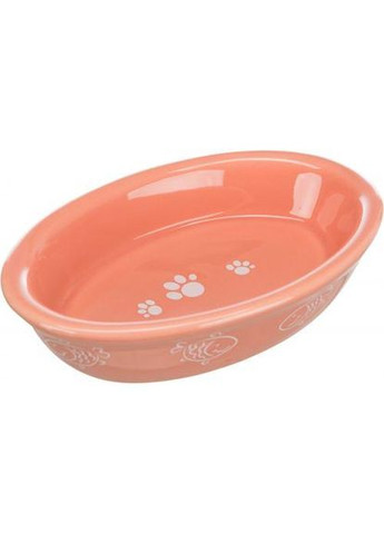 Миска для кошек, овальная, керамическая, 15х10 см, 200 мл Trixie (349823043)