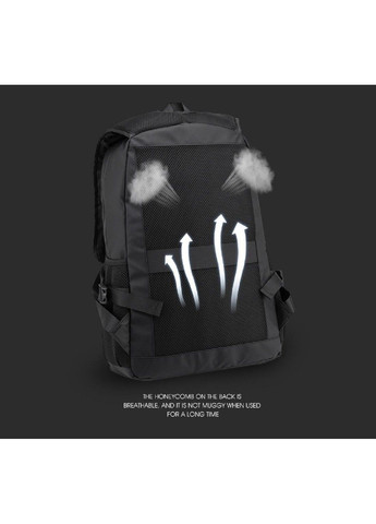 Текстильный черный рюкзак AT08-3408A Confident (278404530)