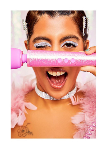 Вибратор микрофон ALL THAT GLIMMERS SET, блестящий Le Wand (298936162)