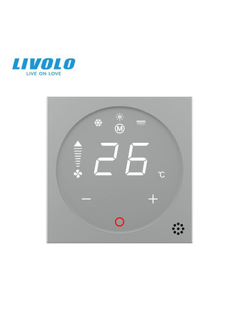 Термостат (терморегулятор) сенсорный для внутрипольного конвектора водяного отопления и фанкойла,, модуль без рамки Livolo (371777171)
