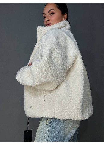 Шуба жіноча 10017 тедді бомбер оверсайз на блискавці Lady yep (368544167)